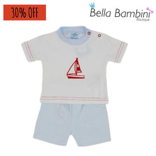 Load image into Gallery viewer, Sardon Baby Boys Boat Set