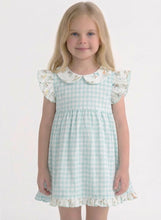 Load image into Gallery viewer, Babidu Girls Safari Gingham Dress
