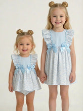 Load image into Gallery viewer, Ceyber Girls Blue Rocking Horse Dress