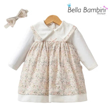 Load image into Gallery viewer, Tongs Baby Girls Pastel Floral Dress