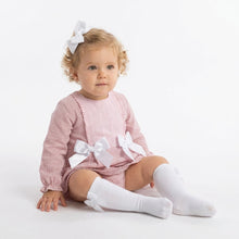 Load image into Gallery viewer, Ceyber Baby Girls Pink Double Bow Dress