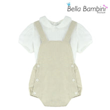 Load image into Gallery viewer, Baby Ferr Beige Romper Set