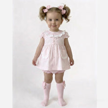 Load image into Gallery viewer, Wee Me Baby Girl Pink Smock Collar Dress
