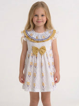 Load image into Gallery viewer, Baby Ferr Older Girls Lilac &amp; Yellow Floral Dress