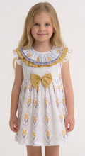 Load image into Gallery viewer, Baby Ferr Older Girls Lilac &amp; Yellow Floral Dress
