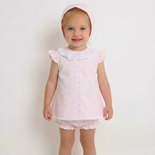 Load image into Gallery viewer, Baby Ferr Baby Girls Pink Waffle Dress &amp; Bloomers