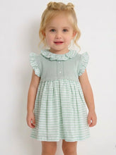 Load image into Gallery viewer, Sardon Green Stripe Dress