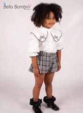 Load image into Gallery viewer, Beau Kids Older Girl Black Short Set