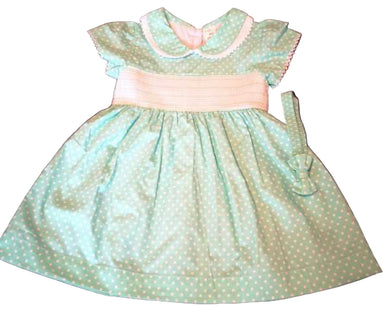 Mabini Girls Mint Smock