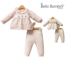 Load image into Gallery viewer, Tongs Baby Girls Floral Cheesecloth Lounge Set