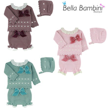 Load image into Gallery viewer, Dulce De Fresa Baby Girls Knit Set