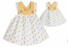 Load image into Gallery viewer, Calamaro Girls Pineapple Dress