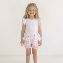 Load image into Gallery viewer, Meia Pata Pink Check Bubble Shorts and Top