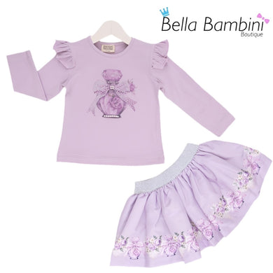 Neon Kids Lilac Perfume Skirt Set