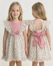 Load image into Gallery viewer, Baby Ferr Older Girls Pink Floral Dress