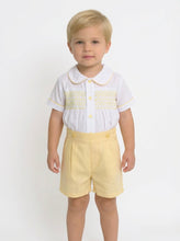 Load image into Gallery viewer, Mabini Boys Yellow Smock Set