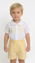 Load image into Gallery viewer, Mabini Boys Yellow Smock Set
