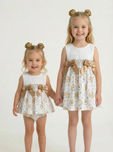 Load image into Gallery viewer, Ceyber Girls Woodland Double Bow Dress