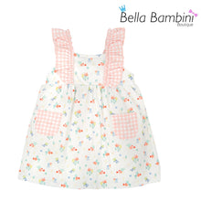 Load image into Gallery viewer, Babidu Girls Floral Pink Aquarium Dress