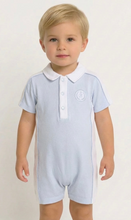 Load image into Gallery viewer, Blues Baby Boys Blue Romper