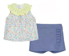 Load image into Gallery viewer, Calamaro Girls Ditsy Skort Set
