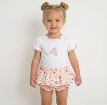 Load image into Gallery viewer, Deolinda Baby Girls Strawberry Skirted Jam Set