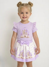 Load image into Gallery viewer, Giorgio Bambini Lilac Castle Skirt Set