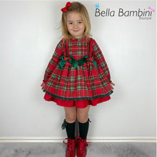 Load image into Gallery viewer, Ceyber Red Tartan Dress