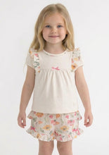 Load image into Gallery viewer, Mintini Girls Floral Broderie Short Set