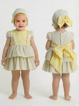 Load image into Gallery viewer, Dbb Baby Girls Lemon Stripe Dress