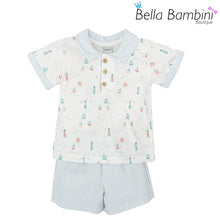 Load image into Gallery viewer, Babidu Boys Boat Short Set