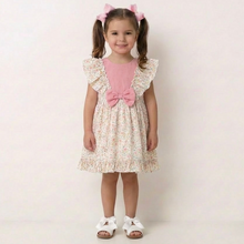 Load image into Gallery viewer, Baby Ferr Older Girls Pink Floral Dress