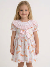 Load image into Gallery viewer, Ceyber Girls Pink Fox Smock Style Dress