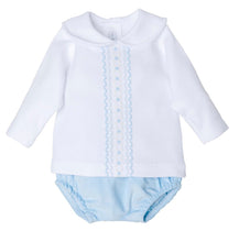 Load image into Gallery viewer, PRE ORDER Calamaro Baby Boys Blue Jam Set 11353