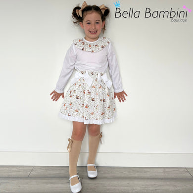 Ceyber Girls Woodland Skirt Set