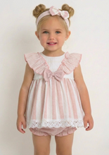 Load image into Gallery viewer, Baby Ferr Baby Girls Dusty Stripe Dress