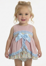 Load image into Gallery viewer, Ceyber Baby Girls Pink Floral Frill Dress