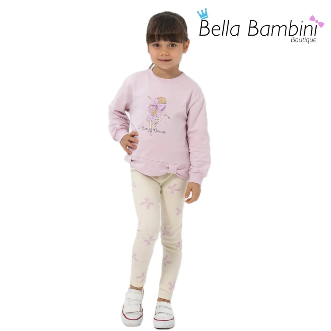 Lilac Ballerina Legging Set 1Y-4Y