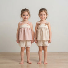 Load image into Gallery viewer, Tongs Baby Girls Double Bow Bloomer Set