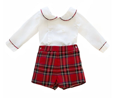 Wee Me Tartan Short Set