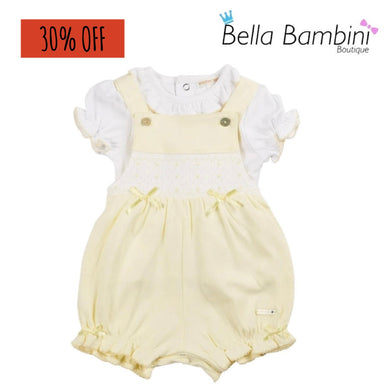 Mintini Baby Girls Lemon Romper Set