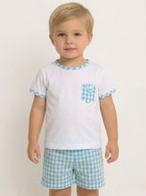 Load image into Gallery viewer, Sardon Baby Boys Check Short Set