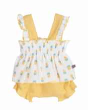 Load image into Gallery viewer, Calamaro Baby Girls Pineapple Jam Set