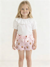 Load image into Gallery viewer, Ceyber Girls Pink Teddy Short Set