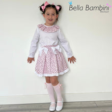 Load image into Gallery viewer, Ceyber Girls Candy Cane Skirt Set