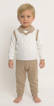 Load image into Gallery viewer, Beau Kid Beige Two Piece Knit Set
