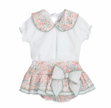 Load image into Gallery viewer, Calamaro Baby Girls Mint Floral Jam Set