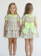 Load image into Gallery viewer, Dbb Collection Older Girls Lime Floral Dress