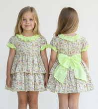 Load image into Gallery viewer, Dbb Collection Older Girls Lime Floral Dress