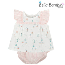 Load image into Gallery viewer, Babidu Baby Girls Boats Gingham Dress